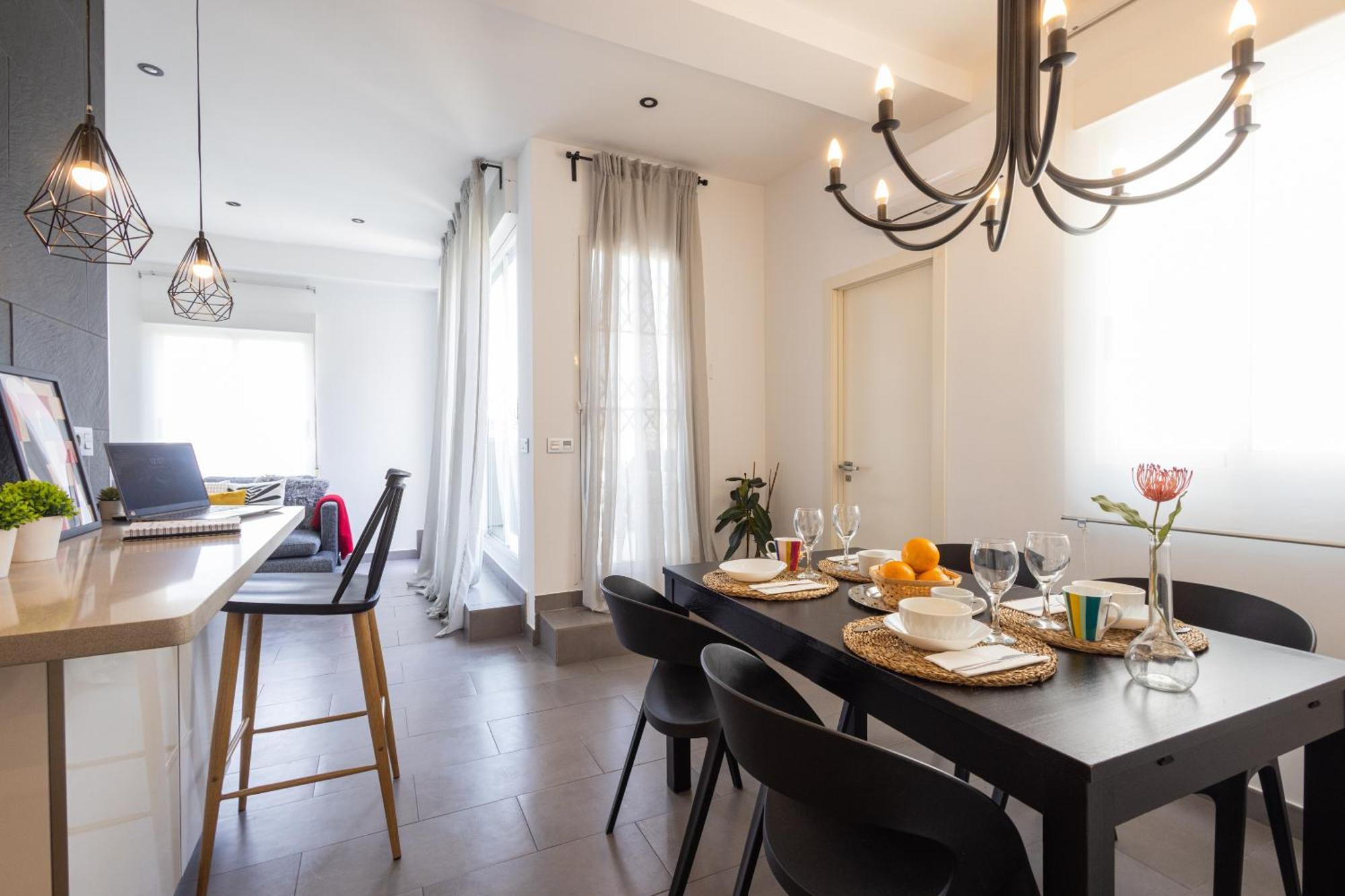 Florit Flats - Stylish 2 Bedroom Ac Wifi Terrace Attic In Valencia Center Exterior photo