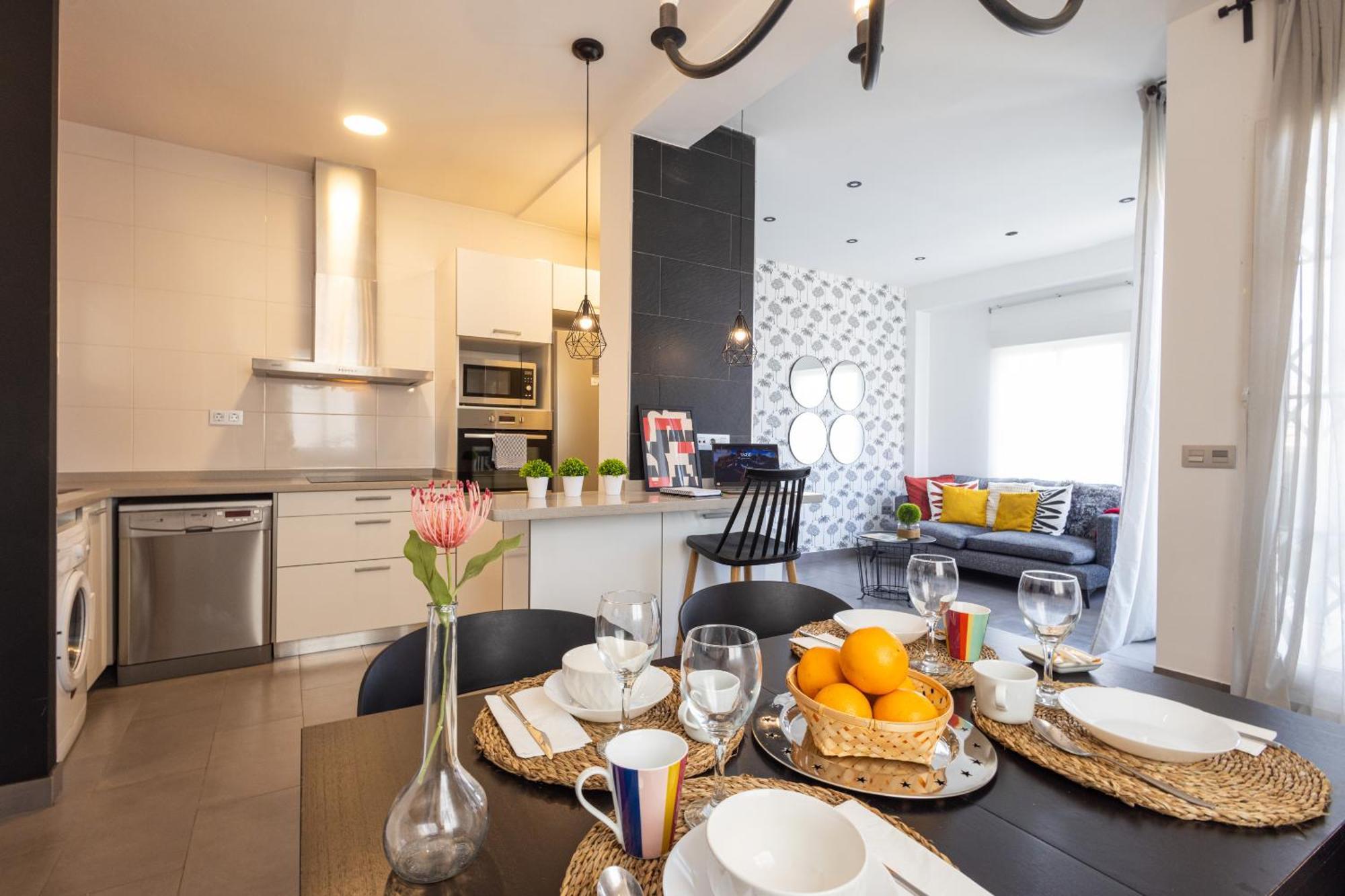 Florit Flats - Stylish 2 Bedroom Ac Wifi Terrace Attic In Valencia Center Exterior photo